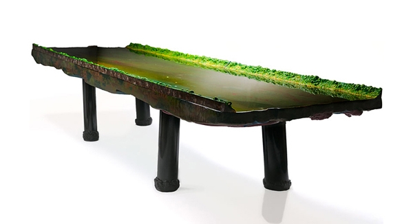 design artistique River Table Gaetano Pesce