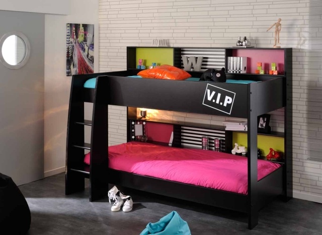 design-chambre-filles-ado-lits-superposés