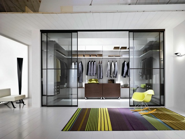 design dressing minimaliste tapis chambre