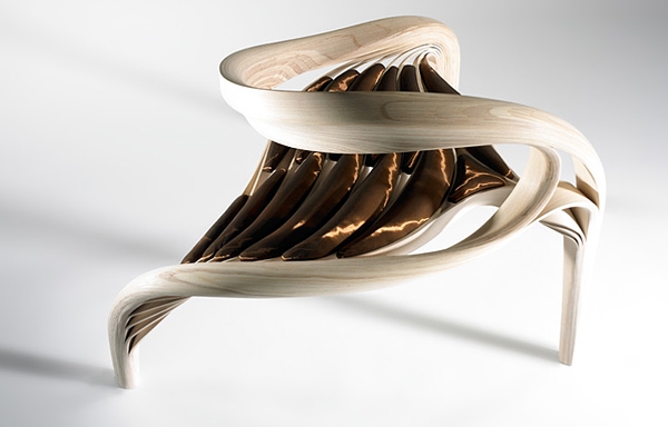 design esthétique confortable chaise en bois