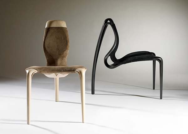 design meubles en bois chaises