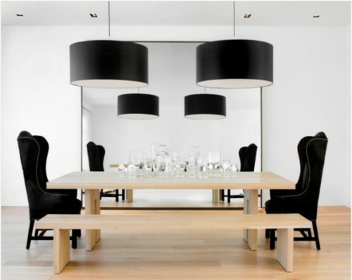 design minimaliste cuisine masculine chaises originales