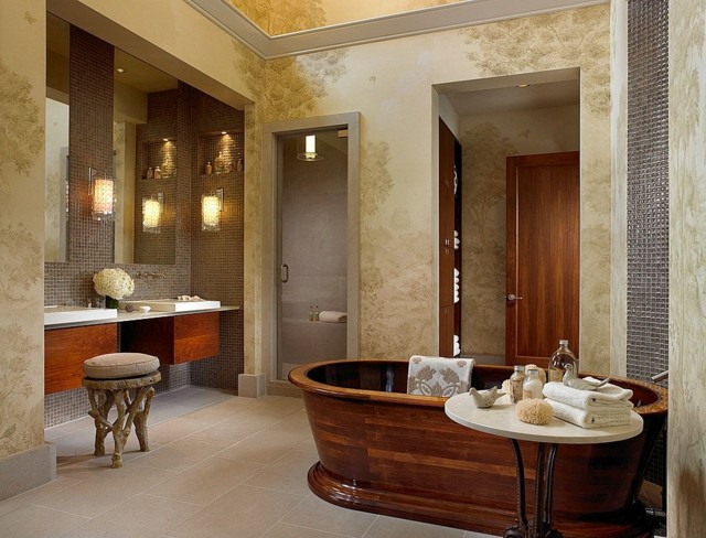 design salle de bain bois