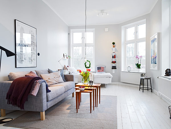 design scandinave petit appartement contemporain