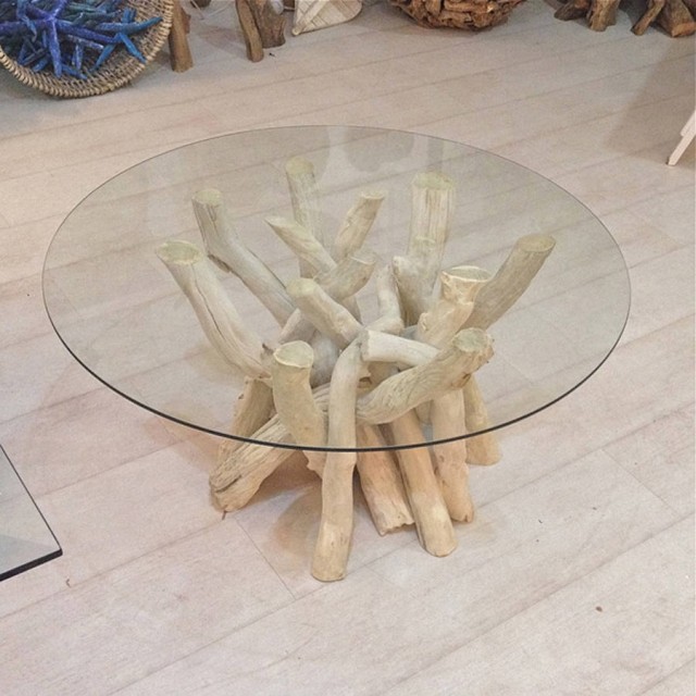 double-table-basse-en-verre-bois-branches