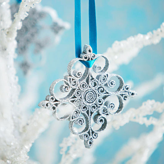 décoration-de-Noël-flacons-de-neige-ficelle-bleue