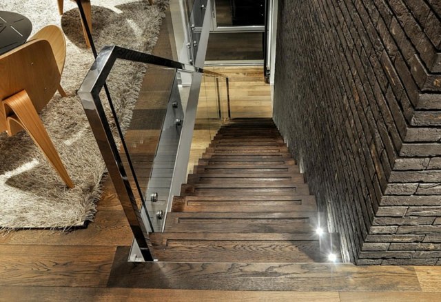 escalier bois deco moderne
