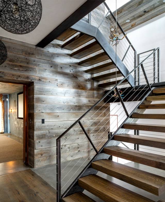 escalier bois fantastique