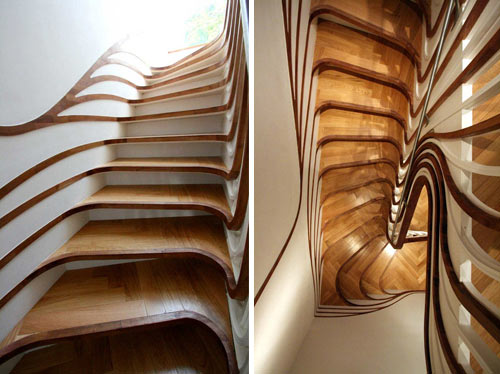 escalier design trippy