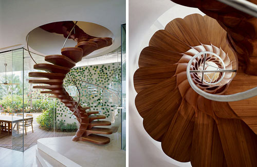 escaliers design spirale