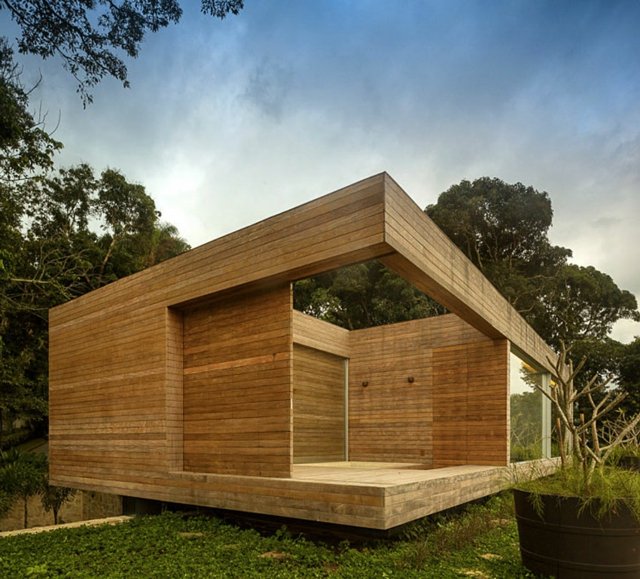 espace terrasse structure bois