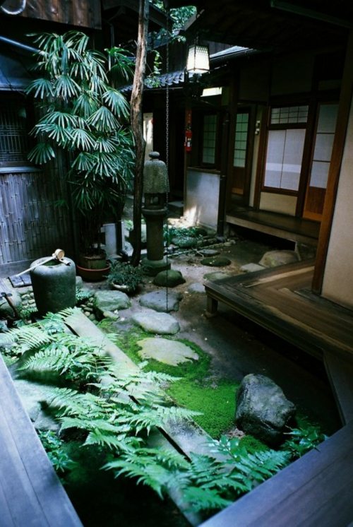 exterieur japonais design jardin