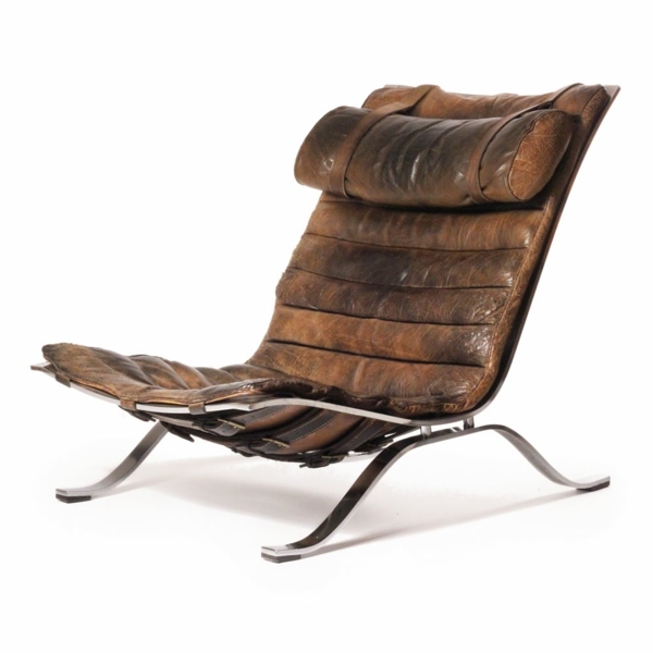 fauteuil cuir vintage luxe ancien