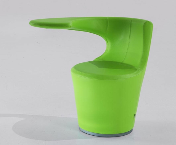 fauteuil de design moderne vert brillant