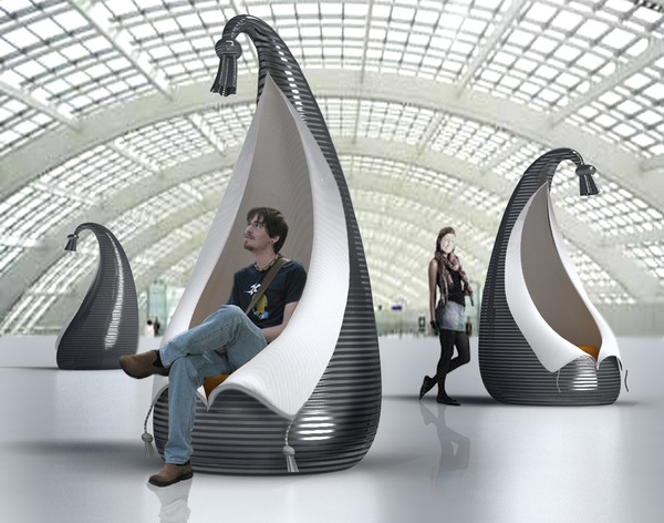 fauteuil design moderne aéroport
