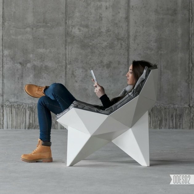 fauteuil ergonomique design blanc