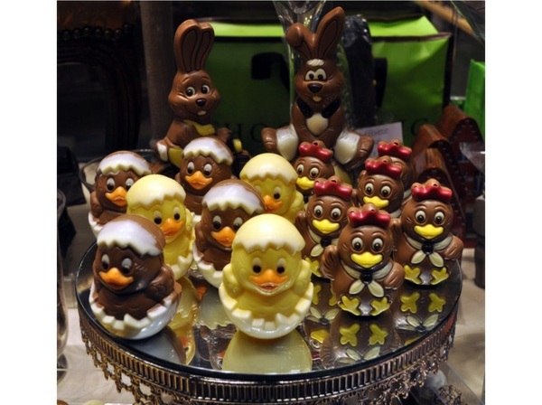 figures chocolat pâques festive