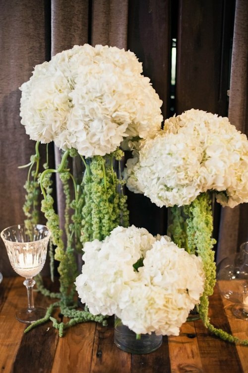 fleurs blanc mariage decoration