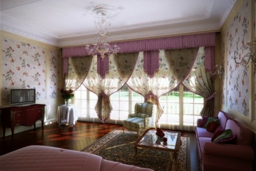 grande chambre coucher feminine style royale