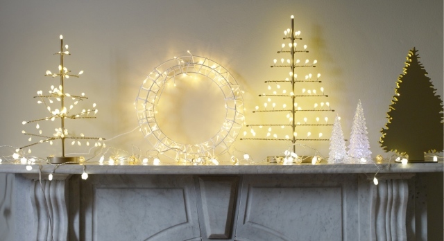 guirlandes-lumineuses-Noël-petits-arbres-décoratifs-guirlandes-lumineuses guirlandes lumineuses