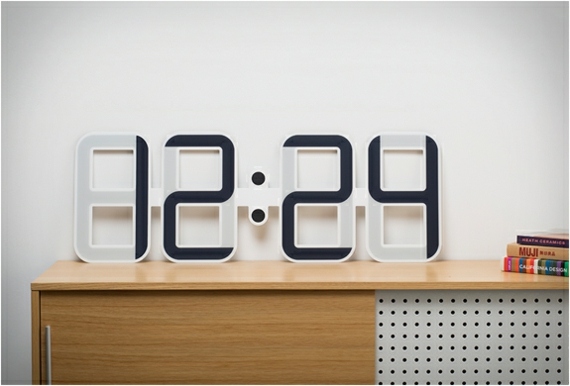 horloge numérique design moderne