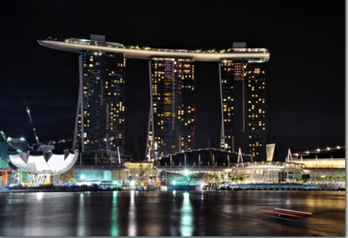 hotel luxe Marina Bay Sands singapour