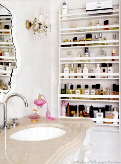 idee organisation parfums salle bain