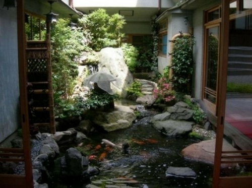 idee originale deco japonaise jardin