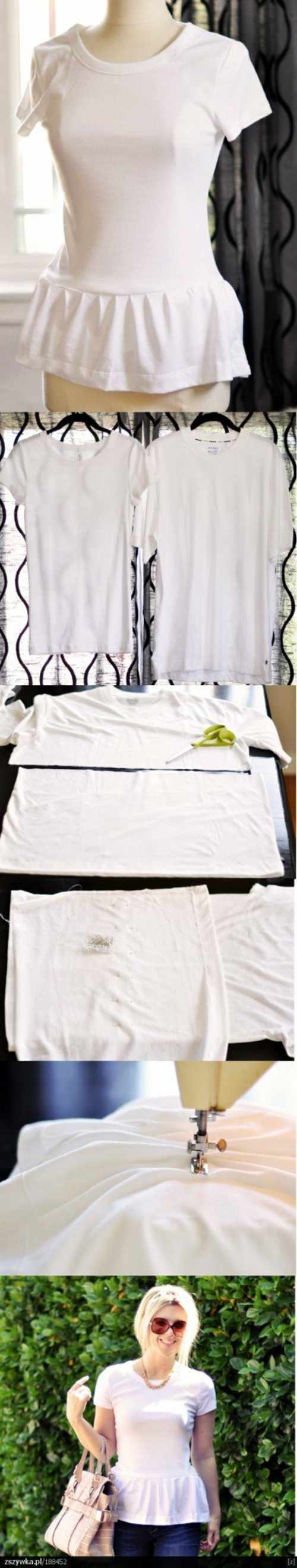 idee relooker t-shirt blanc