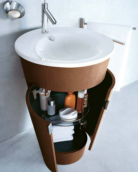 idees rangement meuble lavabo design
