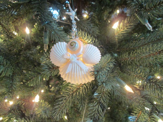idée-bricolage-décoration-Noël-ange-coquillages