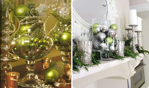 idées-décoration-originale-boules-Noël-cheminée