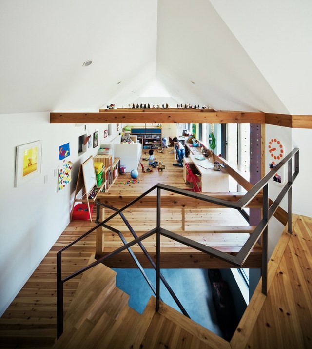 interieur moderne deco bois escalier