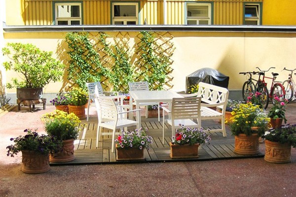 jardin conviviale appartement petit design