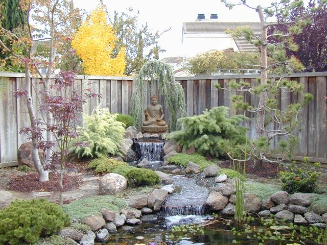 jardin eau deco statue