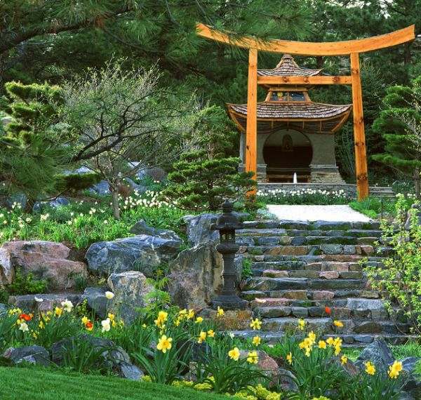 jardin japonais extravagant design
