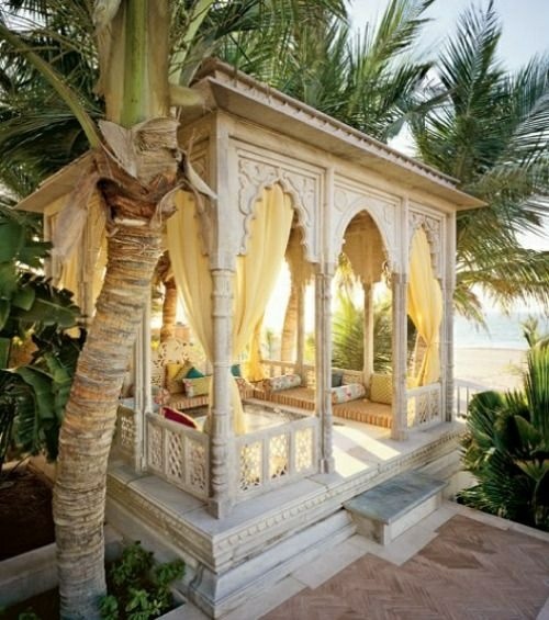 jardin marocain pavillon