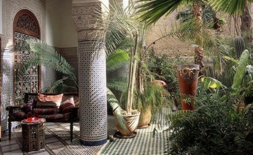 jardin marocain traditionnel
