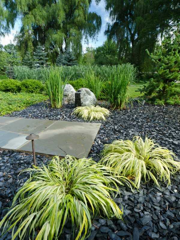 jardin moderne pierre 