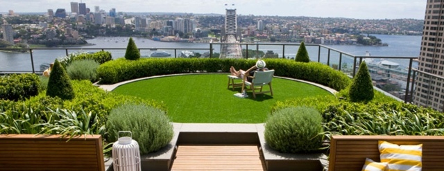 jardin sur toit design ultra moderne