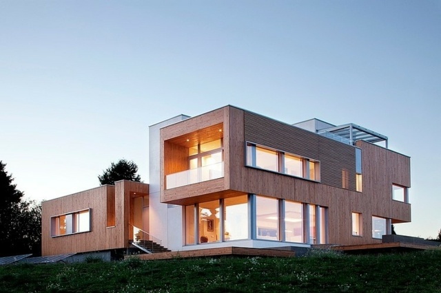 la maison ecologique design extérieur