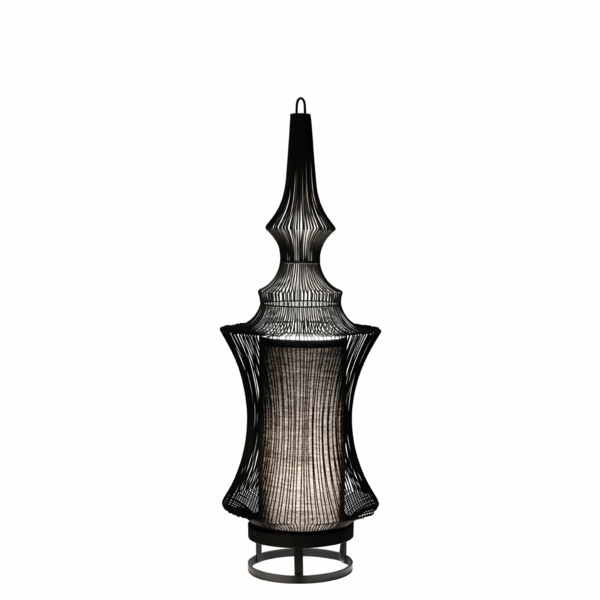 lampe design en fer Tibet