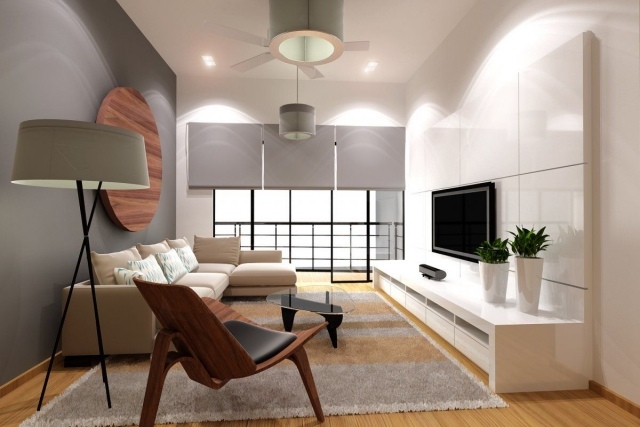 lampe-salon-sol-idée-originale-sol-plafond-canapé-angle