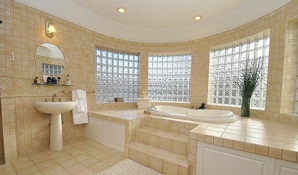 lavabo salle bains moderne baignoire