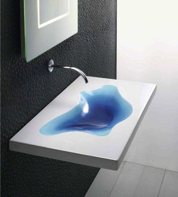 lavabos salle  bain minimaliste Catalano