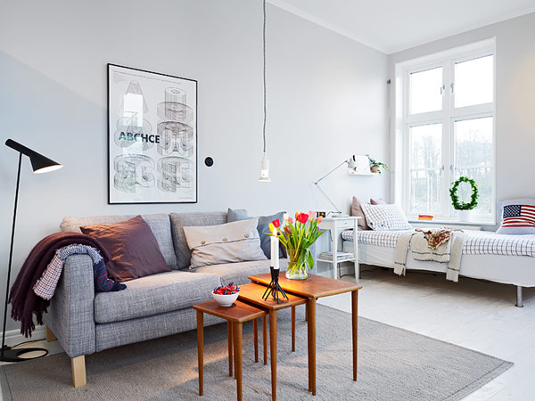 living design scandinave petit appartement
