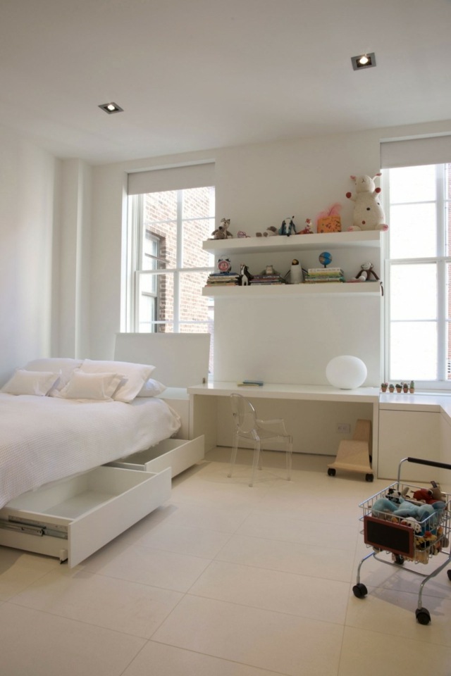 loft new york chambre enfant blanc design
