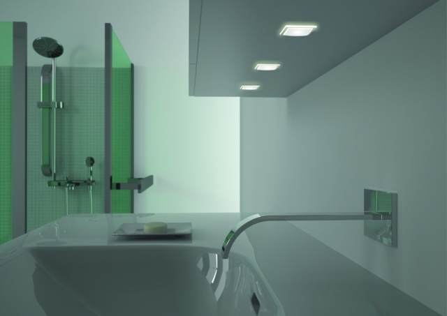 luminaire-salle-de-bains-idée-originale-spots-encastrés-lavabo