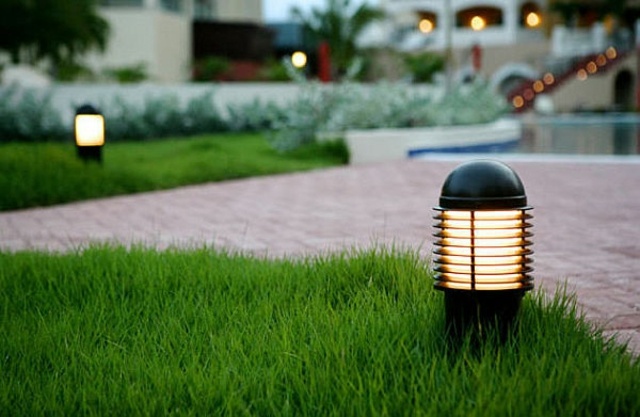 luminaires extérieurs modernes jardin design