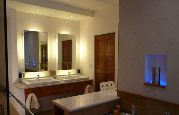 luminaires spots salle de bains minimaliste